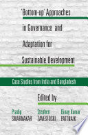    Bottom up    Approaches in Governance and Adaptation for Sustainable Development Book