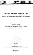 The Lake Michigan Pollution Case