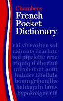Chambers French Pocket Dictionary
