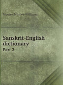 Sanskrit English dictionary