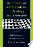 Handbook of Meta analysis in Ecology and Evolution