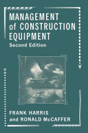 Management of Construction Equipment