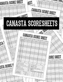 Canasta Score Sheets  Scoring Pad for Canasta Card Game   Game Record Keeper Notebook   Point Reference on Scoring Pad   Score Keeping Book