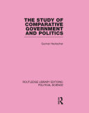 The Study of Comparative Government and Politics Pdf/ePub eBook