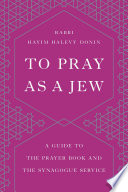 To Pray as a Jew Book