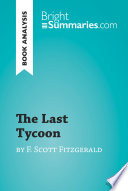 The Last Tycoon by F  Scott Fitzgerald  Book Analysis 