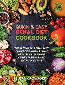 Quick   Easy Renal Diet Cookbook