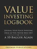 Value Investing Logbook