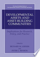 Developmental Assets and Asset Building Communities