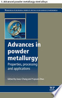Advances in powder metallurgy Book