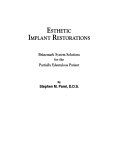 Esthetic Implant Restorations Book