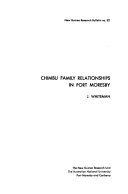 Chimbu Family Relationships in Port Moresby