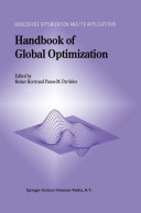 Handbook of Global Optimization