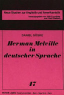 Herman Melville in deutscher Sprache