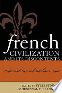 French Civilization and Its Discontents Book