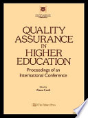 Quality Assurance In Higher Education Book
