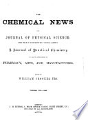 Chemical news and Journal of physical science