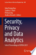 Security  Privacy and Data Analytics Book