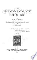 The Phenomenology of Mind Book