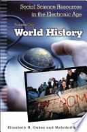 Social Science Resources in the Electronic Age  World history