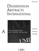 Dissertation Abstracts International