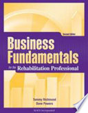Business Fundamentals for the Rehabilitation Professional Book