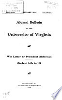 The Alumni Bulletin of the University of Virginia