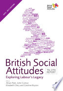 British Social Attitudes Book PDF