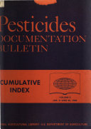 Pesticides Documentation Bulletin