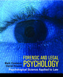 Forensic and Legal Psychology Book
