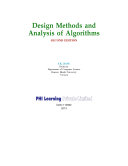 DESIGN METHODS AND ANALYSIS OF ALGORITHMS