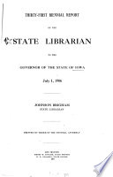 Report of the State Librarian to the     General Assembly