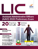 LIC Assistant Administrative Officers (AAO) 2020 Preliminary Exam 20 Practice Sets with 3 Online Tests [Pdf/ePub] eBook