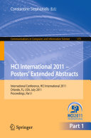 HCI International 2011 Posters' Extended Abstracts