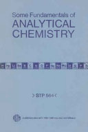 Some Fundamentals of Analytical Chemistry Book