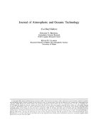 Journal of Atmospheric and Oceanic Technology