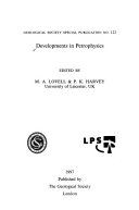 Developments in Petrophysics Book