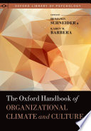 The Oxford Handbook of Organizational Climate and Culture Book