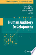Human Auditory Development Book