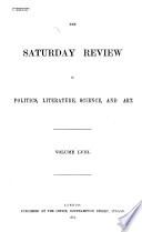 The Saturday Review of Politics, Literature, Science, Art, and Finance
