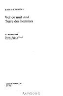 Vol de Nuit and Terre Des Hommes Pdf/ePub eBook
