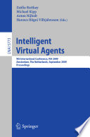 Intelligent Virtual Agents Book