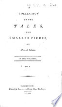 A Collection of the Tales  and Smaller Pieces of Mons  de Voltaire