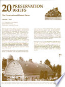The Preservation of Historic Barns