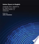 Italian Opera in English