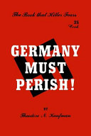 Germany Must Perish  Book