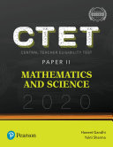 CTET 2020  Paper 2   Mathematics and Science   First Edition   By Pearson Book