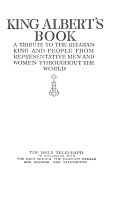 King Albert s Book Book