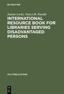 International Resource Book for Libraries Serving Disadvantaged Persons