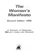 The Women s Manifesto